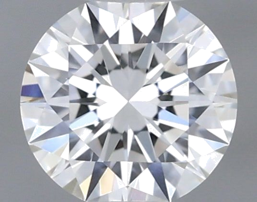 0.37 carat F-VVS1 Excellent cut Natūralus Round Deimantas (1)