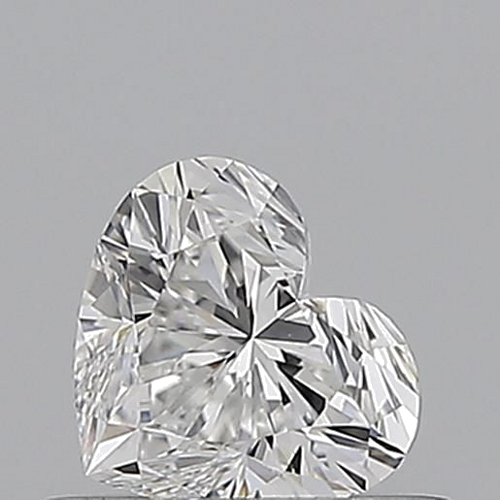 0.52 carat E-VVS2 Natūralus Heart Deimantas (1)
