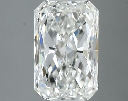 0.38 carat F-VVS2 Natūralus Radiant Deimantas (1)