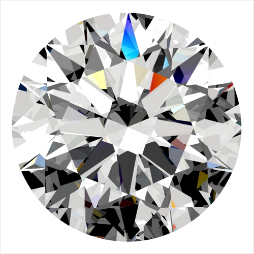 0.32 carat E-VVS2 Excellent cut Natūralus Round Deimantas (1)