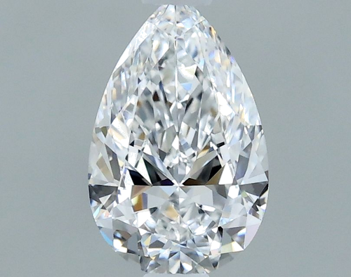 0.64 carat D-VVS1 Natūralus Pear Deimantas (1)
