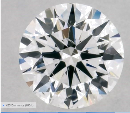 0.3 carat E-SI1 Excellent cut Natūralus Round Deimantas (1)