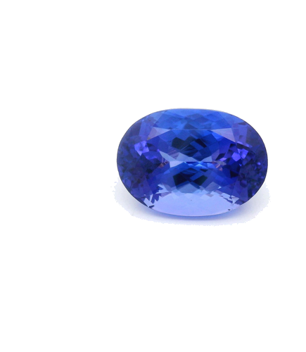 6.58 carat BLUE Oval Tanzanite (1)