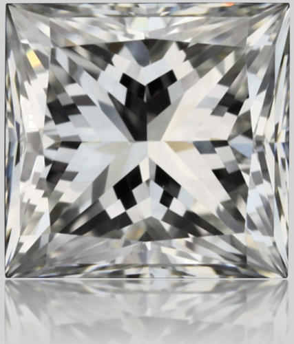 0.6 carat G-VS1 Natūralus Princess Deimantas (1)