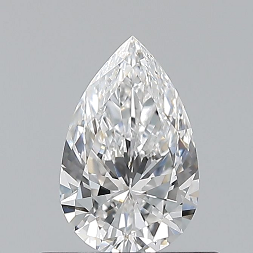 0.52 carat E-VVS2 Natūralus Pear Deimantas (1)