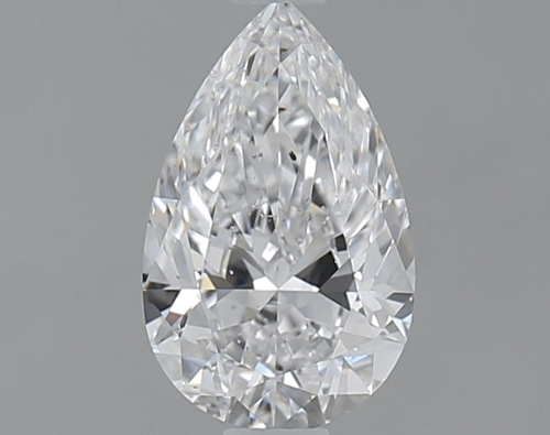 0.8 carat D-SI2 Natūralus Pear Deimantas (1)