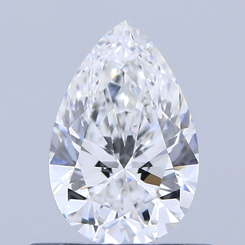 0.5 carat E-VS1 Natūralus Pear Deimantas (1)