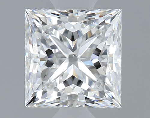 0.55 carat E-VS2 Natūralus Princess Deimantas (1)