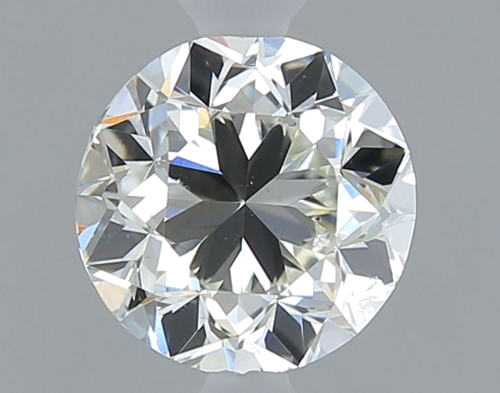 0.5 carat J-SI2 GD cut Natūralus Round Deimantas (1)