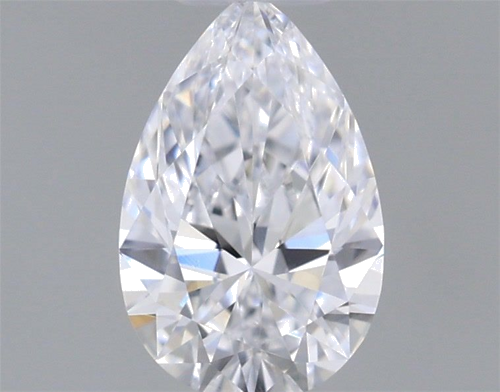 0.3 carat D-VVS2 Natūralus Pear Deimantas (1)