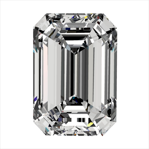 0.4 carat F-VVS1 Natūralus Emerald Deimantas (1)