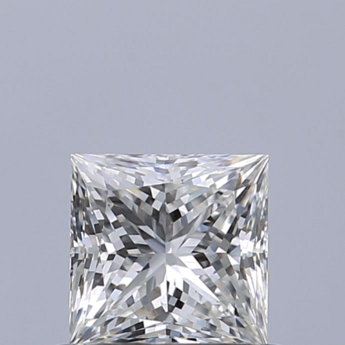 0.55 carat F-VVS2 Natūralus Princess Deimantas (1)