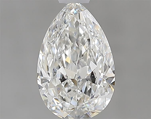 0.7 carat G-VS1 Natūralus Pear Deimantas (1)