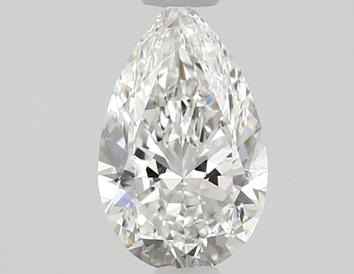 0.58 carat E-VS2 Natūralus Pear Deimantas (1)