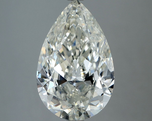 3.52 carat J-SI2 Natūralus Pear Deimantas (1)