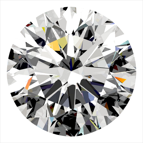 0.32 carat G-VVS2 Excellent cut Natūralus Round Deimantas (1)