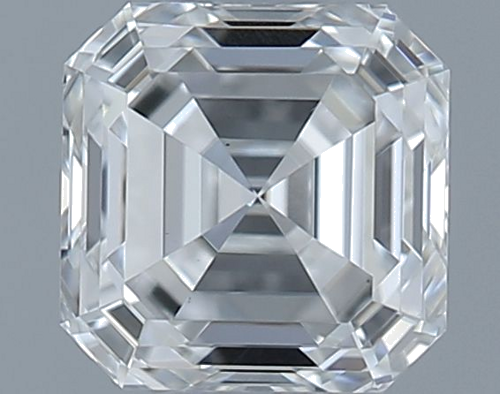 0.5 carat F-VS1 Natūralus Asscher Deimantas (1)