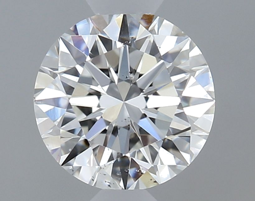 0.5 carat F-SI1 Excellent cut Natūralus Round Deimantas (1)