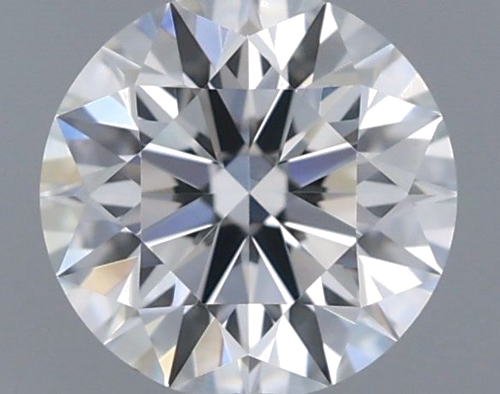 0.42 carat F-VVS1 Excellent cut Natūralus Round Deimantas (1)
