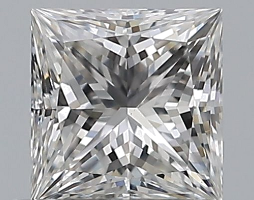 0.5 carat F-SI1 Natūralus Princess Deimantas (1)