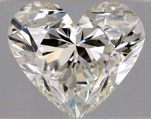 1.01 carat K-VVS2 Natūralus Heart Deimantas (1)