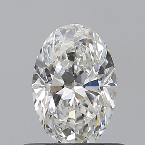 0.5 carat G-VVS2 Natūralus Oval Deimantas (1)