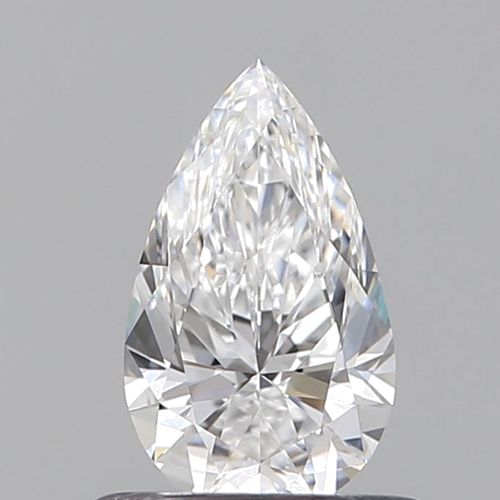 0.55 carat D-VS2 Natūralus Pear Deimantas (1)