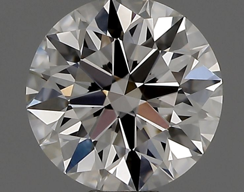 0.44 carat F-VVS2 Excellent cut Natūralus Round Deimantas (1)