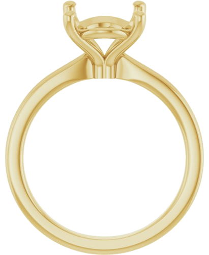 Sužadėtuvių Žiedas 14k yellow gold Oval 11mm x 9mm (2)