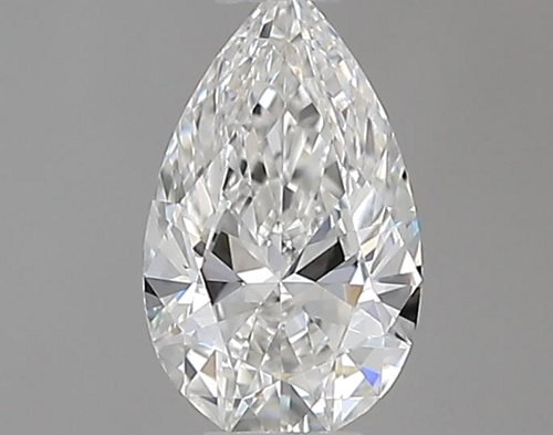 0.3 carat F-VS2 Natūralus Pear Deimantas (1)
