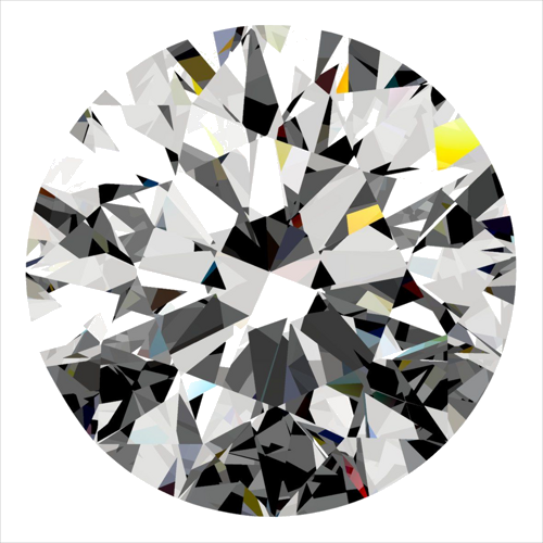 0.3 carat E-SI1 Excellent cut Natūralus Round Deimantas (1)