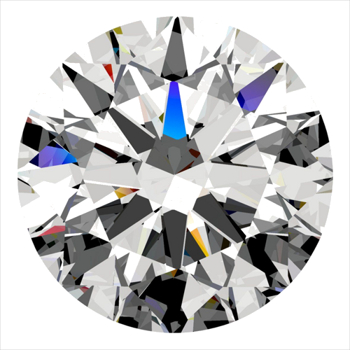 0.3 carat F-VS2 Excellent cut Natūralus Round Deimantas (1)