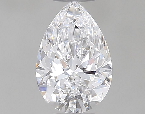 0.42 carat D-VVS1 Natūralus Pear Deimantas (1)