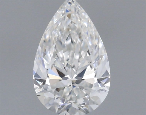 0.4 carat E-IF Natūralus Pear Deimantas (1)