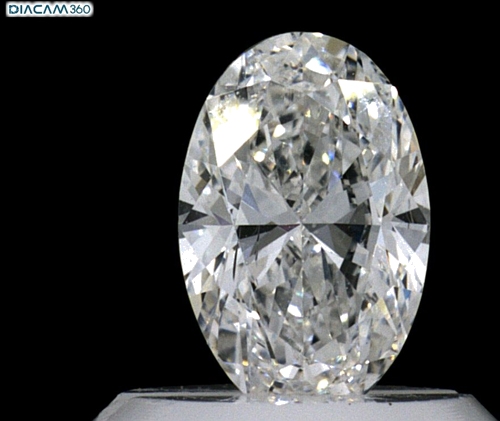0.51 carat F-SI1 Natūralus Oval Deimantas (1)