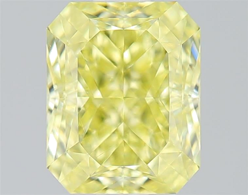 1.31 carat Fancy Yellow-VS2 Natūralus Radiant Deimantas (1)