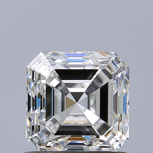 0.92 carat F-VVS2 Natūralus Asscher Deimantas (1)