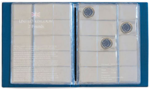 Pocket Coin Album for British coins Kaskade (3)