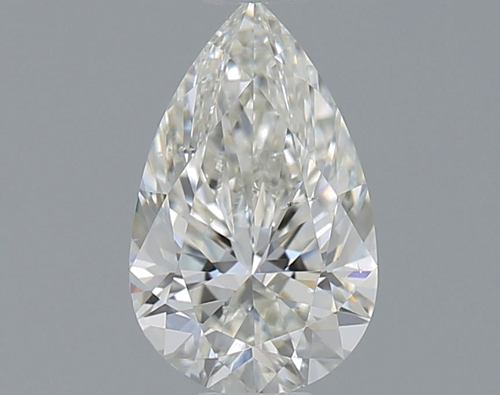 0.5 carat H-SI1 Natūralus Pear Deimantas (1)