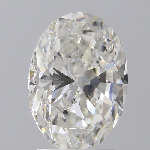 2.0 carat H-SI2 Natūralus Oval Deimantas (1)