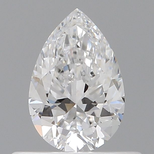 0.42 carat D-VVS2 Natūralus Pear Deimantas (1)