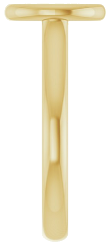 Sužadėtuvių Žiedas „Bezel-Set Solitaire“ 10k yellow gold Oval 8mm x 6mm (4)