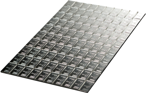 100 x 1 гр. CombiBar™ Сребърно кюлче Valcambi (8)