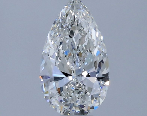 0.3 carat F-VS1 Natūralus Pear Deimantas (1)