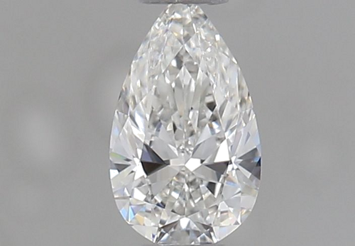 0.3 carat F-VVS2 Natūralus Pear Deimantas (1)