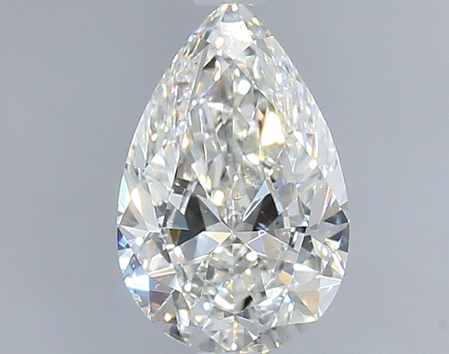 1.0 carat H-SI1 Natūralus Pear Deimantas (1)