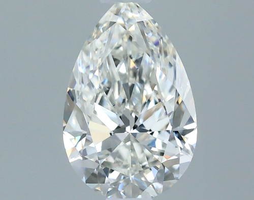 0.57 carat G-VS2 Natūralus Pear Deimantas (1)