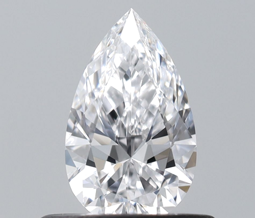 0.44 carat D-VVS1 Natūralus Pear Deimantas (1)