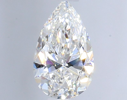 0.5 carat E-VS1 Natūralus Pear Deimantas (1)