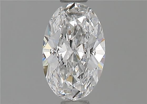 0.55 carat D-VVS2 Natūralus Oval Deimantas (1)